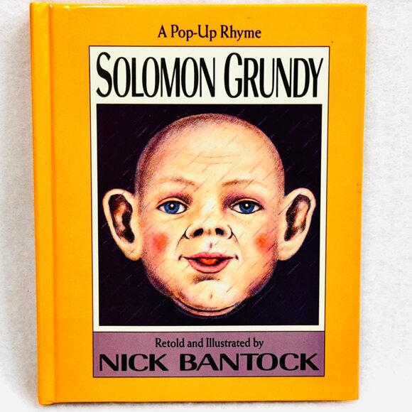 Solomon Grundy Pop-Up Rhyme Book Hardcover by Nick Bantock - Picture 1 of 6